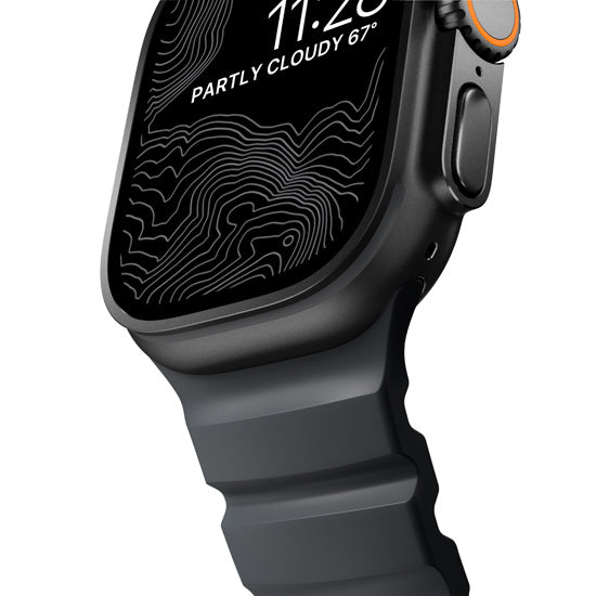 Rocky Point Band 44/45/46/49mm Storm/Black Hardware