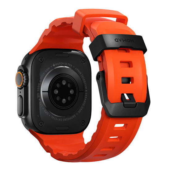 Rocky Point Band 44/45/46/49mm Magma/Black Hardware