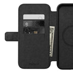 Folio Modern Cuir iPhone 15 Plus Noir