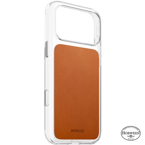 Coque Clear Horween cuir iPhone 18 Pro Max / 17 Pro Max Saddle