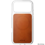 Coque Clear Horween cuir iPhone 18 Pro Max / 17 Pro Max Saddle