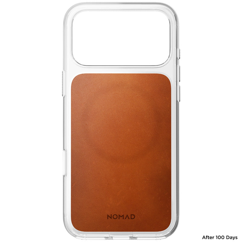 Coque Clear Horween cuir iPhone 18 Pro Max / 17 Pro Max Saddle