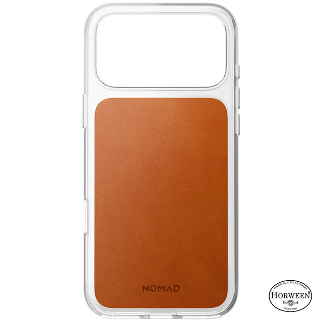 Coque Clear Horween cuir iPhone 18 Pro Max / 17 Pro Max Saddle