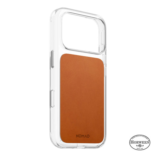 Coque Clear Horween cuir iPhone 18 Pro / iPhone 17 Pro Saddle