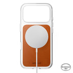 Coque Clear Horween cuir iPhone 18 Pro / iPhone 17 Pro Saddle