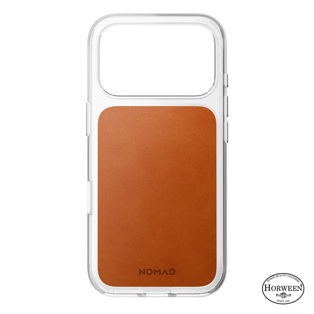 Coque Clear Horween cuir iPhone 18 Pro / iPhone 17 Pro Saddle
