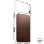 Coque Clear Horween cuir iPhone 18 Pro Max / 17 Pro Max Rustic Brown