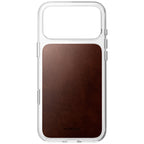 Coque Clear Horween cuir iPhone 18 Pro Max / 17 Pro Max Rustic Brown