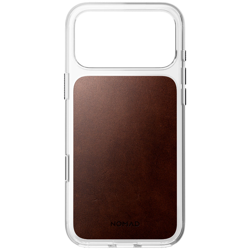 Coque Clear Horween cuir iPhone 18 Pro Max / 17 Pro Max Rustic Brown