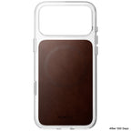 Coque Clear Horween cuir iPhone 18 Pro Max / 17 Pro Max Rustic Brown