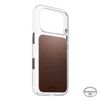 Coque Clear Horween cuir iPhone 18 Pro / iPhone 17 Pro Rustic Brown