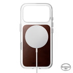 Coque Clear Horween cuir iPhone 18 Pro / iPhone 17 Pro Rustic Brown