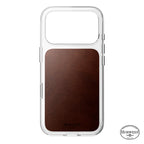 Coque Clear Horween cuir iPhone 18 Pro / iPhone 17 Pro Rustic Brown