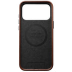Coque Traditional Horween cuir iPhone 18 Pro Max Rustic Brown