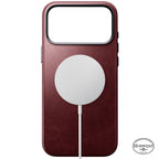 Coque Traditional Horween cuir iPhone 18 Pro Max Burgundy