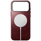 Coque Traditional Horween cuir iPhone 18 Pro Max Burgundy