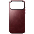 Coque Traditional Horween cuir iPhone 18 Pro Max Burgundy