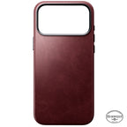 Coque Traditional Horween cuir iPhone 18 Pro Max Burgundy