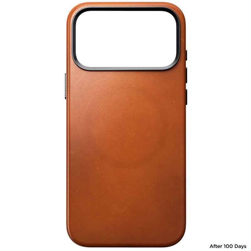 Coque Traditional Horween cuir iPhone 18 Pro Max Saddle