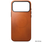 Coque Traditional Horween cuir iPhone 18 Pro Max Saddle