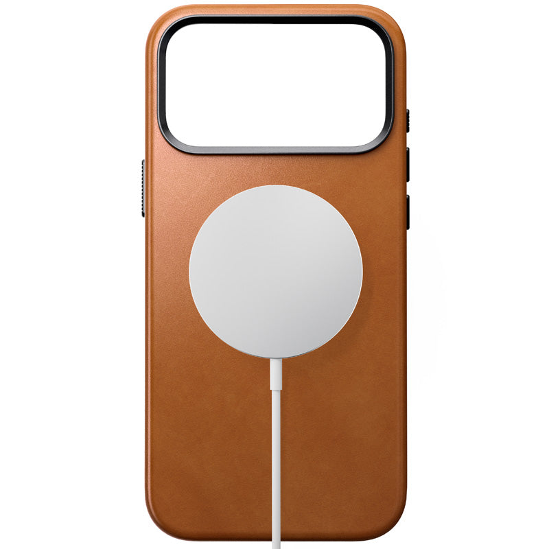 Coque Traditional cuir Nomad iPhone 18 Pro Max English Tan