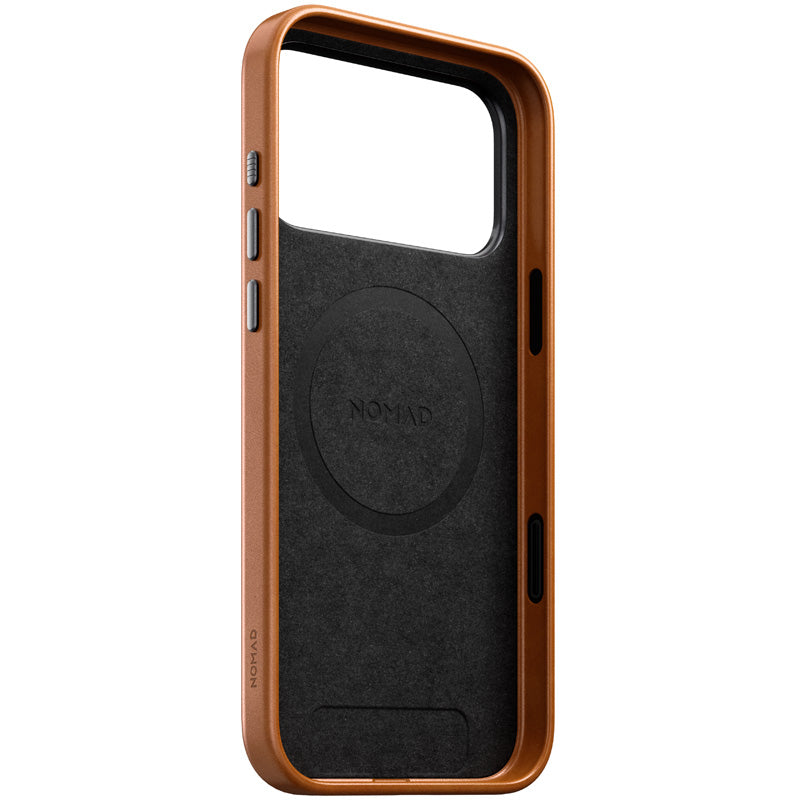 Coque Traditional cuir Nomad iPhone 18 Pro Max English Tan