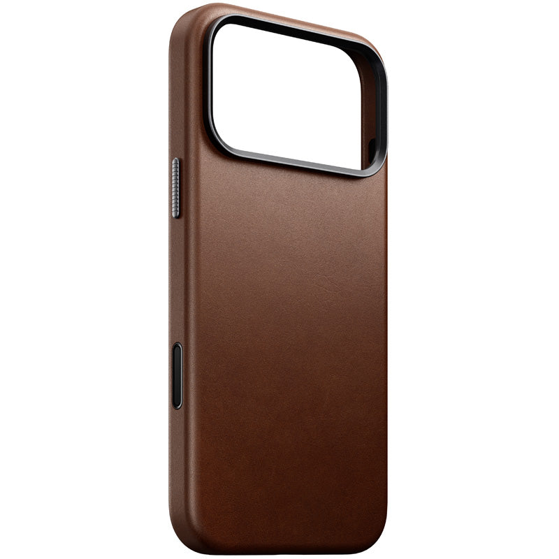 Coque Traditional cuir Nomad iPhone 18 Pro Max Rustic Brown