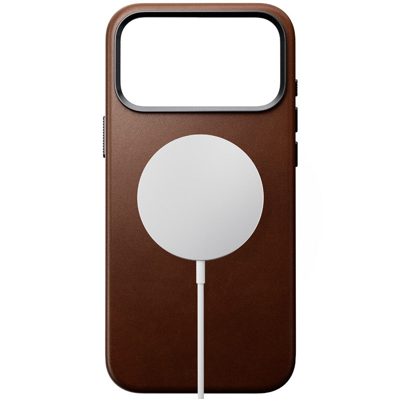Coque Traditional cuir Nomad iPhone 18 Pro Max Rustic Brown