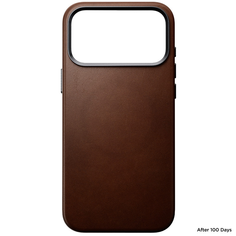 Coque Traditional cuir Nomad iPhone 18 Pro Max Rustic Brown
