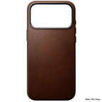 Coque Traditional cuir Nomad iPhone 18 Pro Max Rustic Brown