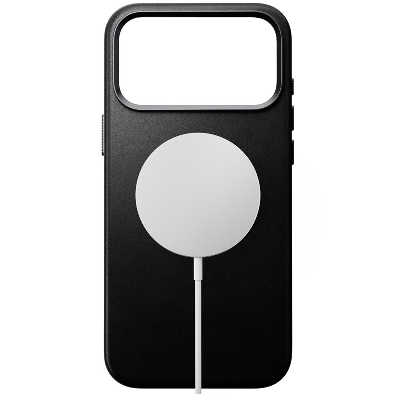 Coque Traditional cuir Nomad iPhone 18 Pro Max Noir