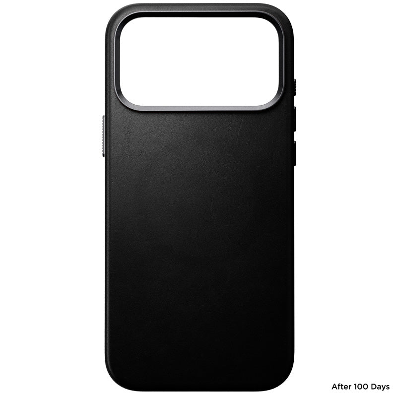 Coque Traditional cuir Nomad iPhone 18 Pro Max Noir