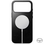 Coque Traditional Horween cuir iPhone 18 Pro Max Noir