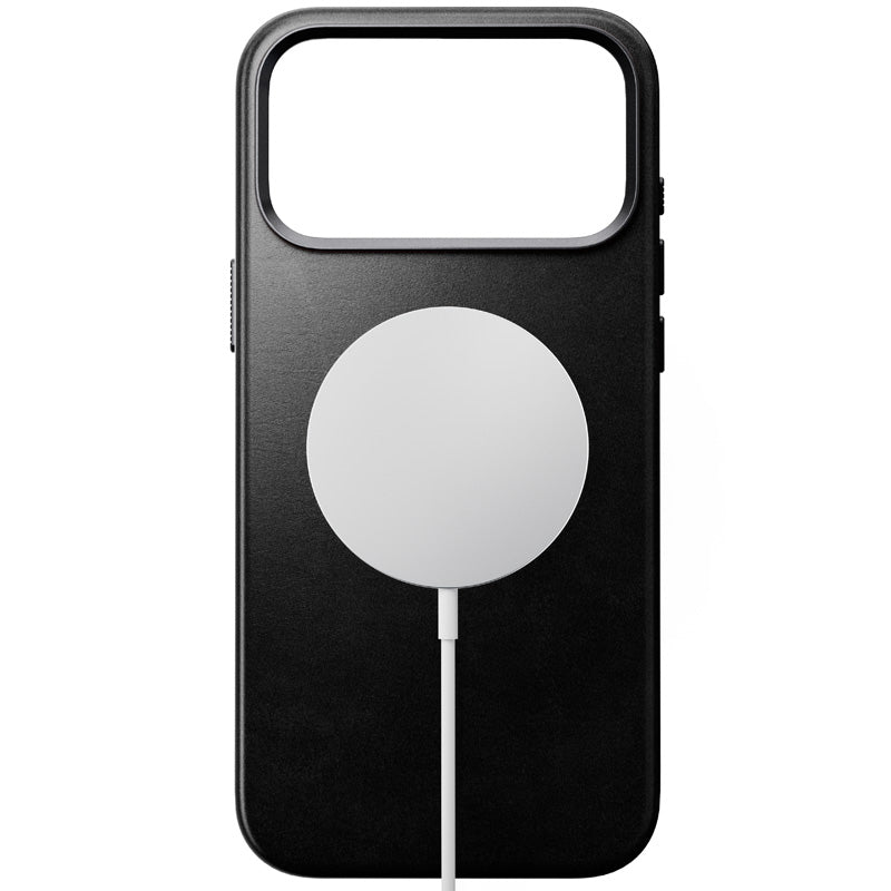 Coque Traditional Horween cuir iPhone 18 Pro Max Noir