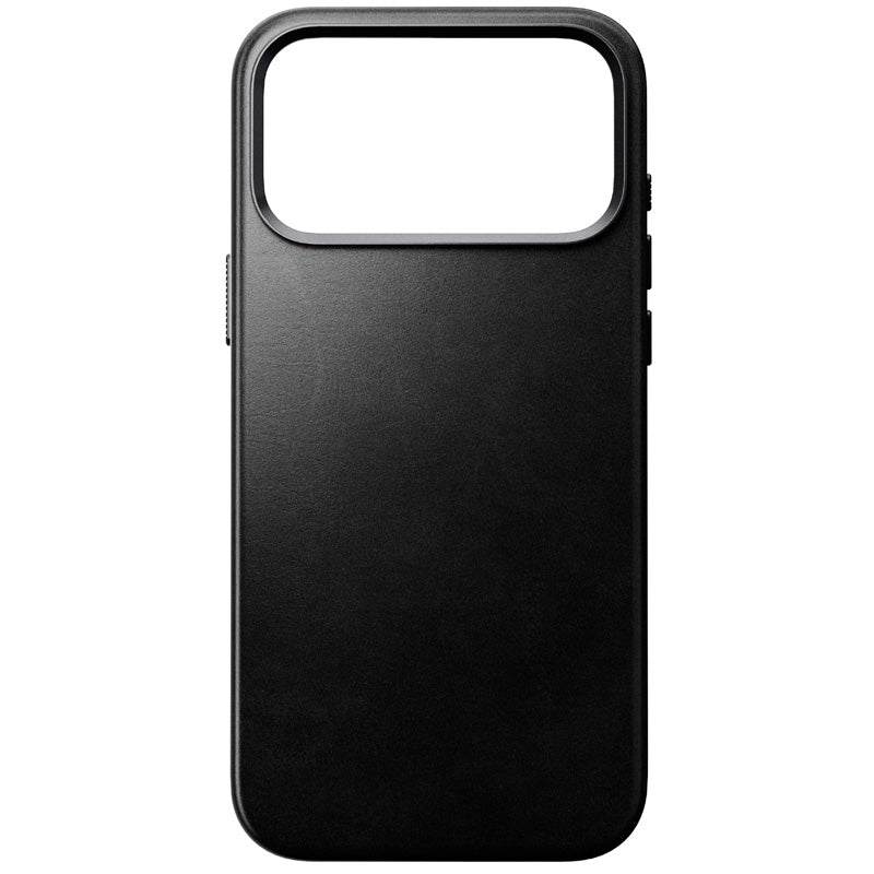 Coque Traditional Horween cuir iPhone 18 Pro Max Noir