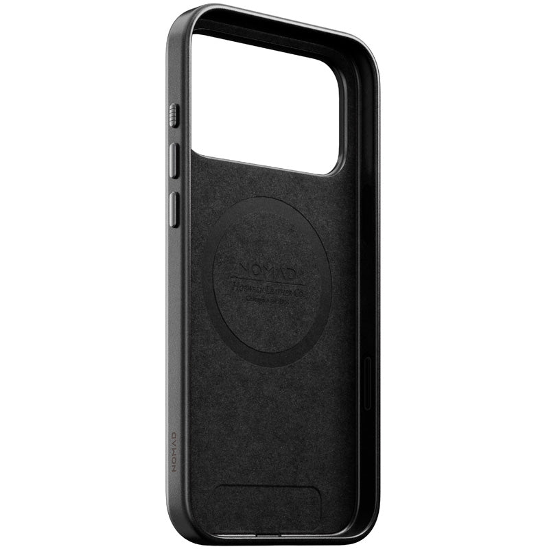 Coque Traditional Horween cuir iPhone 18 Pro Max Noir