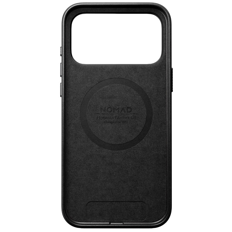 Coque Traditional Horween cuir iPhone 18 Pro Max Noir