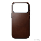 Coque Traditional Horween cuir iPhone 18 Pro Rustic Brown