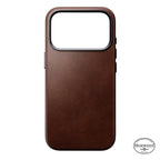 Coque Traditional Horween cuir iPhone 18 Pro Rustic Brown