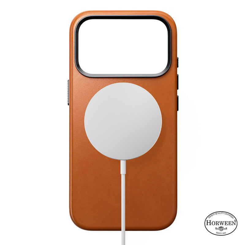 Coque Traditional Horween cuir iPhone 18 Pro Saddle