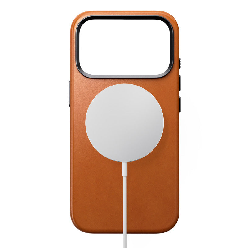 Coque Traditional Horween cuir iPhone 18 Pro Saddle