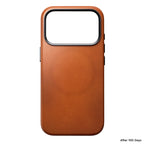 Coque Traditional Horween cuir iPhone 18 Pro Saddle
