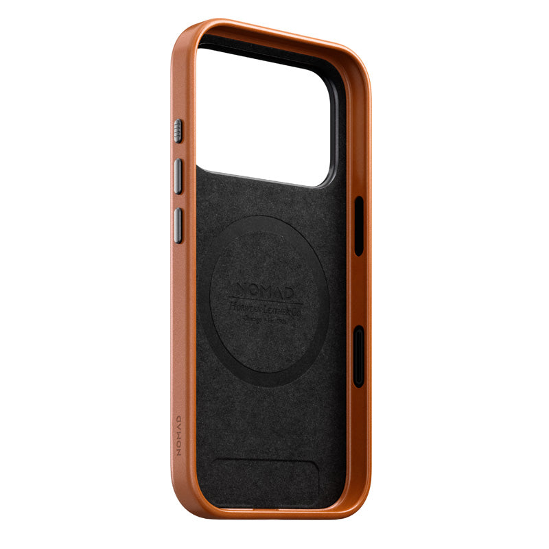 Coque Traditional Horween cuir iPhone 18 Pro Saddle