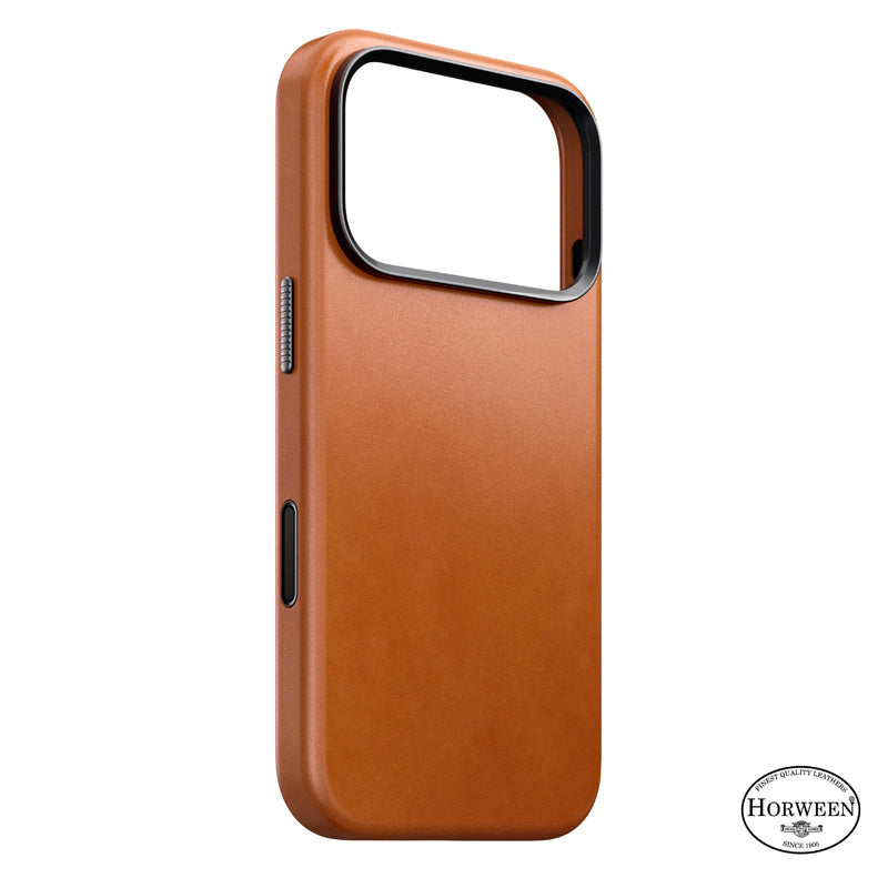Coque Traditional Horween cuir iPhone 18 Pro Saddle