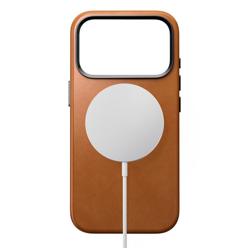 Coque Traditional cuir Nomad iPhone 18 Pro English Tan