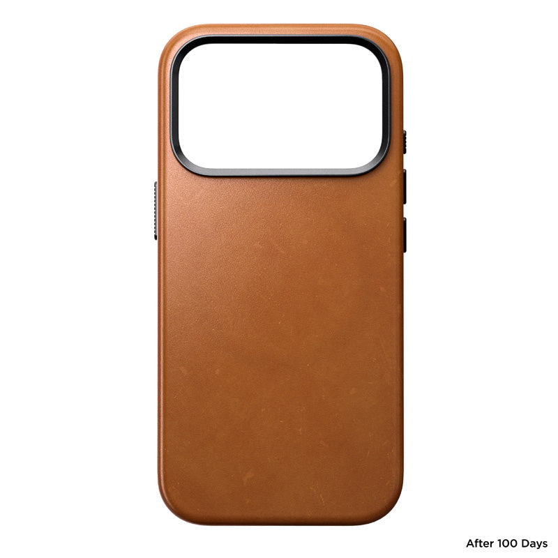 Coque Traditional cuir Nomad iPhone 18 Pro English Tan