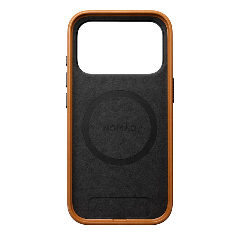 Coque Traditional cuir Nomad iPhone 18 Pro English Tan