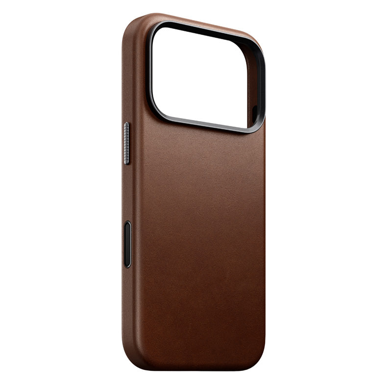 Coque Traditional cuir Nomad iPhone 18 Pro Rustic Brown
