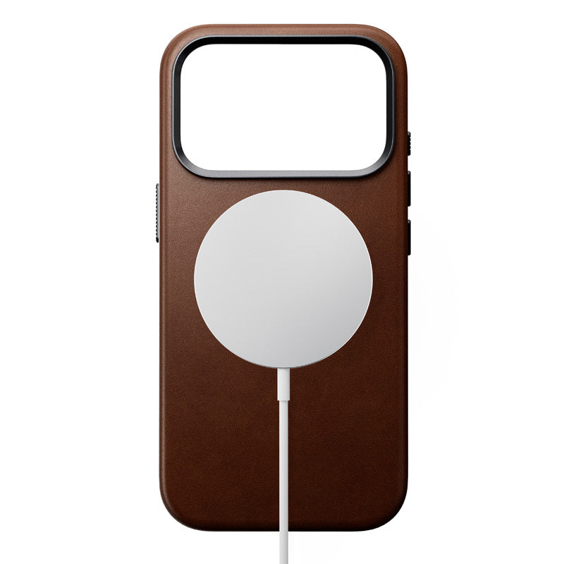 Coque Traditional cuir Nomad iPhone 18 Pro Rustic Brown