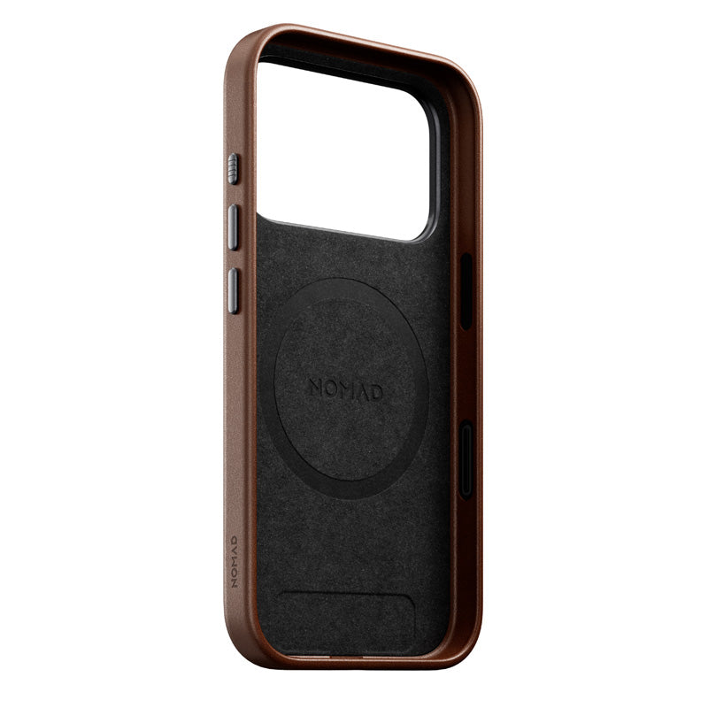 Coque Traditional cuir Nomad iPhone 18 Pro Rustic Brown